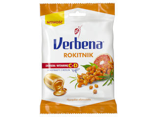 Verbena Rokitnik - cukierki z ekstraktami z roślin oraz z witaminami C i D.